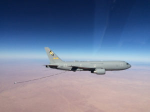 Una cisterna volante in azione