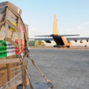 Brindisi hub per gli aiuti umanitari Onu (foto Aeronautica Militare)