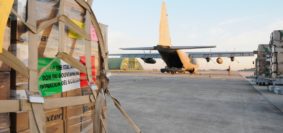 Brindisi hub per gli aiuti umanitari Onu (foto Aeronautica Militare)