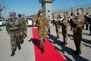 Il Generale Graziano incontra i militari italiani in Libano (foto Stato Maggiore Difesa)