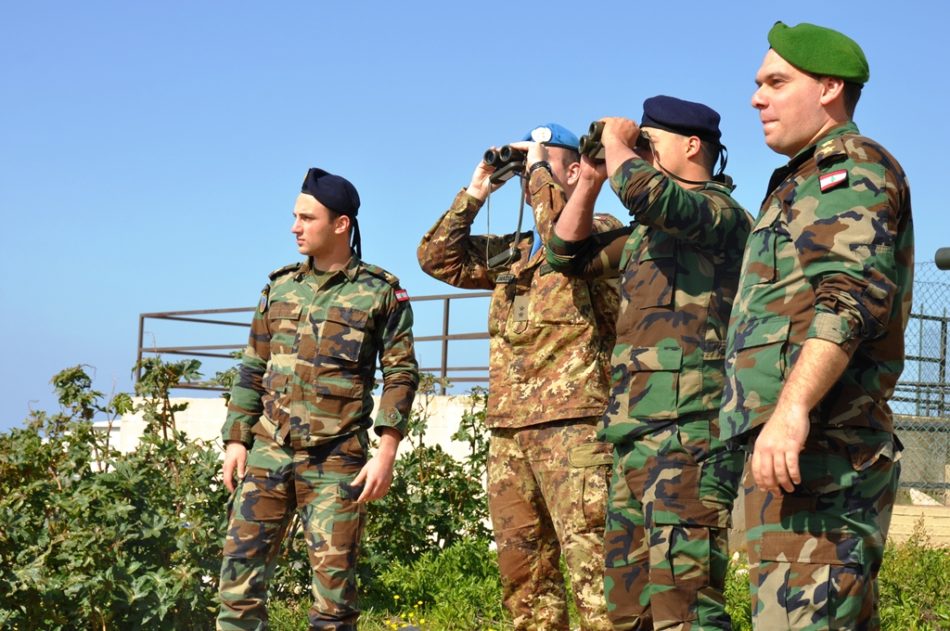 Esercitazione congiunta Esercito Italiano esercito Libanese (Foto Esercito Italiano)