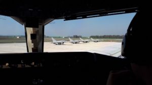 Pit stop italiano per i caccia spagnoli (foto Aeronautica Militare)