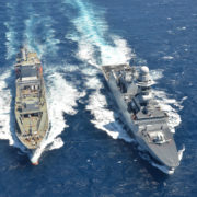 Nave Carabiniere con la Australian Navy (foto Marina Militare)