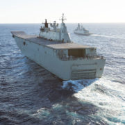 Nave Carabiniere con la Australian Navy (foto Marina Militare)