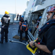 Nave Carabiniere con la Australian Navy (foto Marina Militare)