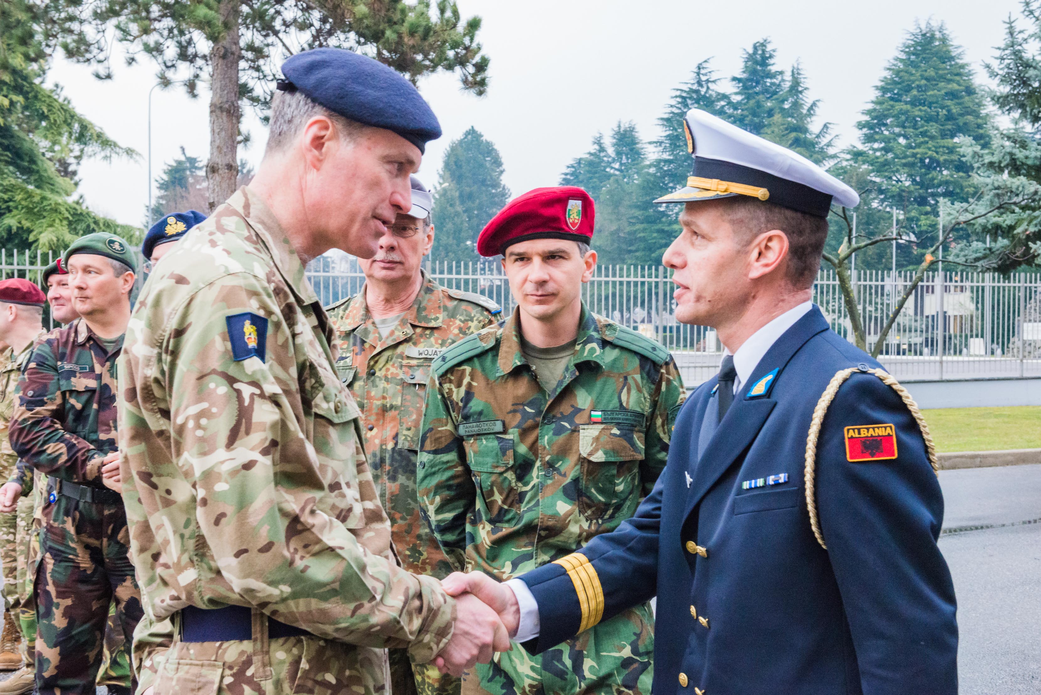 Le forze armate dell'Albania nel comando NRDC Nato ArmyMAG