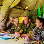 Esercitazione comando e controllo (foto Esercito Italiano)