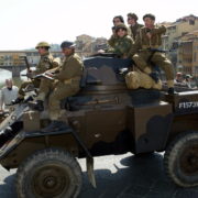 GERMOGLI PH 23-04-06 FIRENZE RIEVOCAZIONE STORICA LIBERAZIONE DI FIRENZE 1944 AMERICANI INGLESI TEDESCHI PARTIGIANI MILITARIA