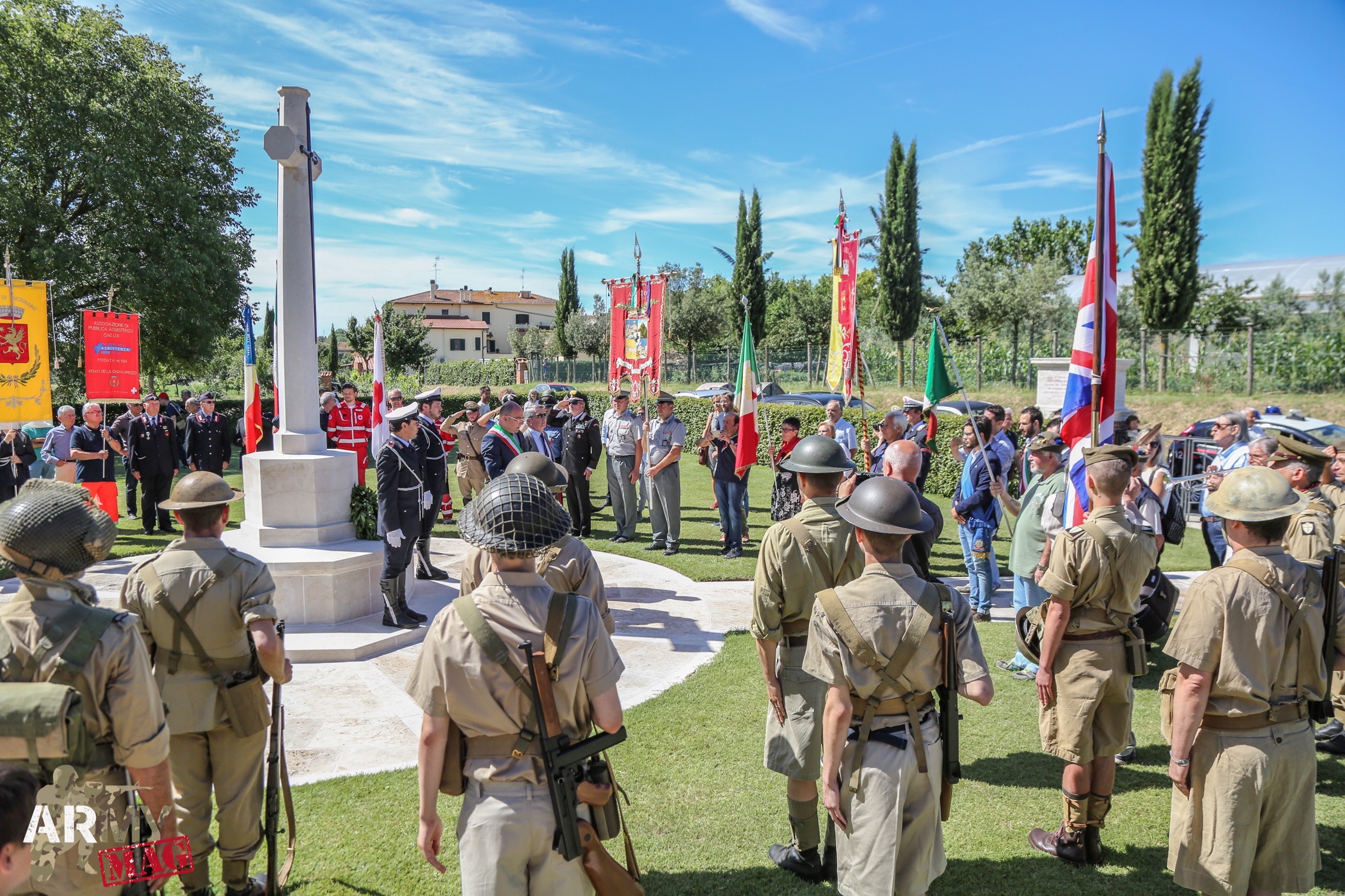 GERMOGLI PH: 2 GIUGNO 2017 AREZZIO FOIANO DELLA CHIANA RIEVOCAZIONE STORICA E CELEBRAZIONE DELL' ANNIVERSARIO DEELLA LIBERAZIONE WWII SECONDA GUERRA MONDIALE MILITARIA INGLESI AMERICANI