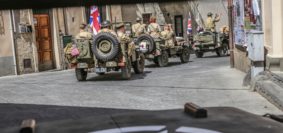 GERMOGLI PH: 2 GIUGNO 2017 AREZZIO FOIANO DELLA CHIANA RIEVOCAZIONE STORICA E CELEBRAZIONE DELL' ANNIVERSARIO DEELLA LIBERAZIONE WWII SECONDA GUERRA MONDIALE MILITARIA INGLESI AMERICANI