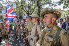 GERMOGLI PH: 2 GIUGNO 2017 AREZZIO FOIANO DELLA CHIANA RIEVOCAZIONE STORICA E CELEBRAZIONE DELL' ANNIVERSARIO DEELLA LIBERAZIONE WWII SECONDA GUERRA MONDIALE MILITARIA INGLESI AMERICANI