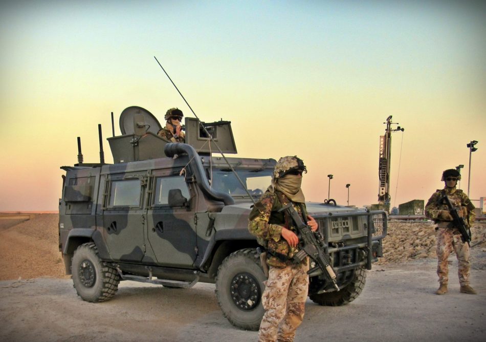 Militari italiani alla diga di Mosul (foto Stato Maggiore Difesa)