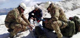 Artificieri degli Alpini sulla Marmolada (foto esercito italiano)