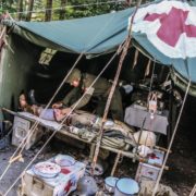 GERMOGLI PH: 18 SETTEMBRE 2017 SCARPERIA PASSO DEL GIOGO RIEVOCAZIONE STORICA SECONDA GUERRA MONDIALE LIBERAZIONE DI MONTE ALTUZZO UN TUFFO NELLA STORIA MILITARIA WWII RENACTOR SOLTATI TEDESCHI E AMERICANI