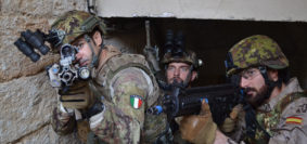 Marò Tercio de Armanda esercitazione Woodex (Foto Marina Militare)