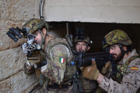 Marò Tercio de Armanda esercitazione Woodex (Foto Marina Militare)