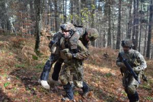 Marò Tercio de Armanda esercitazione Woodex (Foto Marina Militare)