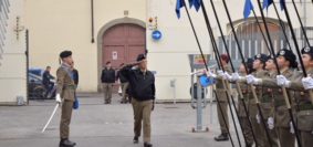 onori al Comandante Logistico dell'Esercito