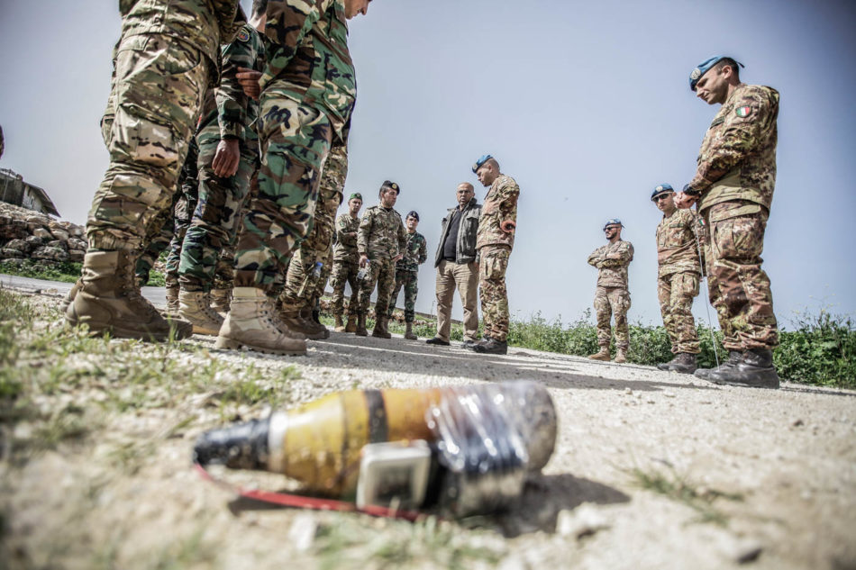 Caschi blu italiani in Libano missione Unifil (foto Stato Maggiore Difesa)