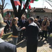 Baiso Reggio Emilia - Consegna Piastrino disperso in Russia Lino Incerti ai familiari - alpini, armir, csir, seconda guerra mondiale