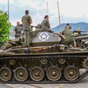 Rievocazione, reenacting, colonna della libertà ww2