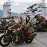 Rievocazione, reenacting, colonna della libertà ww2