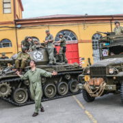 Rievocazione, reenacting, colonna della libertà ww2