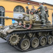 Rievocazione, reenacting, colonna della libertà ww2