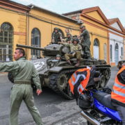 Rievocazione, reenacting, colonna della libertà ww2