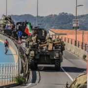 Rievocazione, reenacting, colonna della libertà ww2