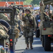 Rievocazione, reenacting, colonna della libertà ww2