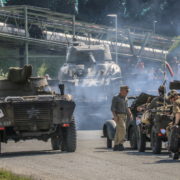 Rievocazione, reenacting, colonna della libertà ww2