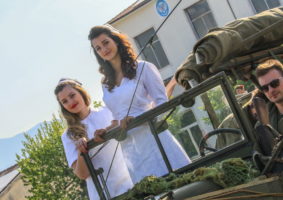 Rievocazione, reenacting, colonna della libertà ww2