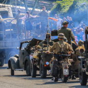 Rievocazione, reenacting, colonna della libertà ww2