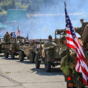 Rievocazione, reenacting, colonna della libertà ww2