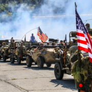 Rievocazione, reenacting, colonna della libertà ww2