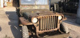 Sandro Bertini, il restauratore delle jeep Willys e di mezzi militari