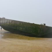 D-day I resti del Mulberry Harbour ad Arromanche