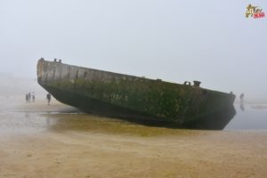 D-day I resti del Mulberry Harbour ad Arromanche