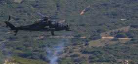 CAEX 2018 AVIAZIONE DELL'ESERCITO SARDEGNA POLIGONO DECIMOMANNU ELICOTTERI DA COMBATTIMENTO