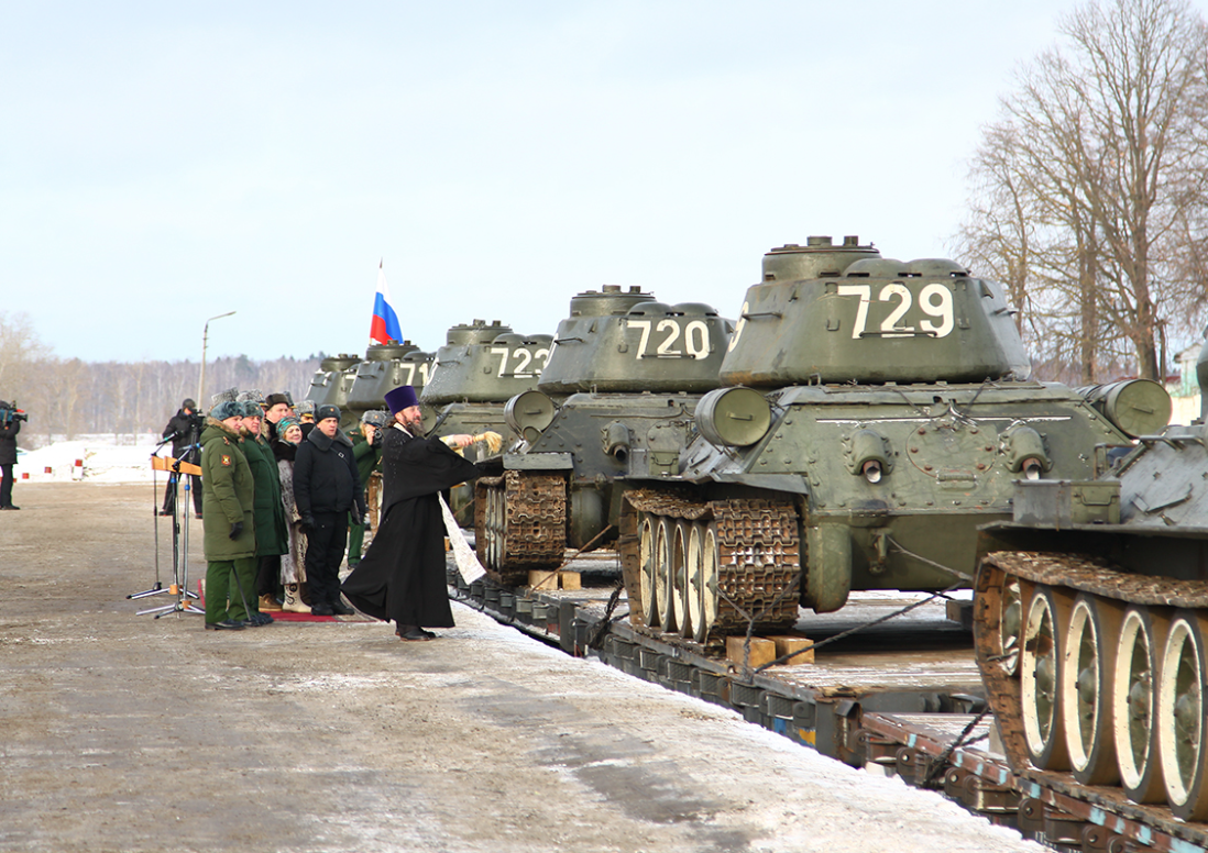 Il Laos regala 30 carri T34 alla Russia (foto Esercito russo)