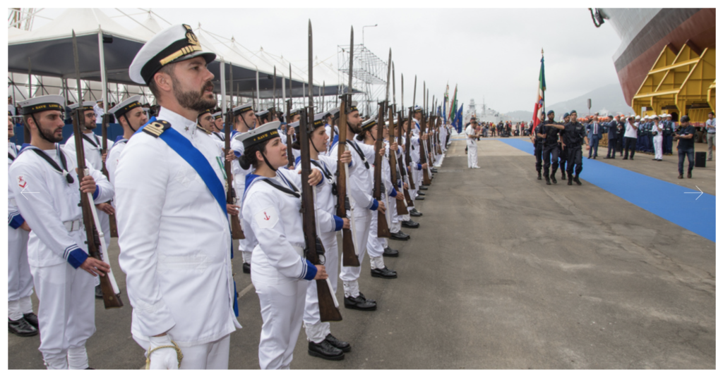 Varata a La Spezia la Paolo Tahon di Revel (foto Marina Militare)