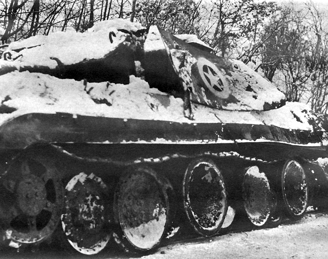 Panther travestito da M10 wolverine, operazione Grief Ardenne (foto Wikipedia)