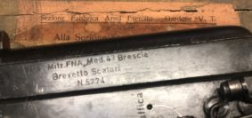 FNAB 43 brevetto Scalori, pistola mitragliatrice, le armi della seconda guerra mondiale