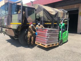 esercito e banco alimentare insieme per l'emergenza Covid-19