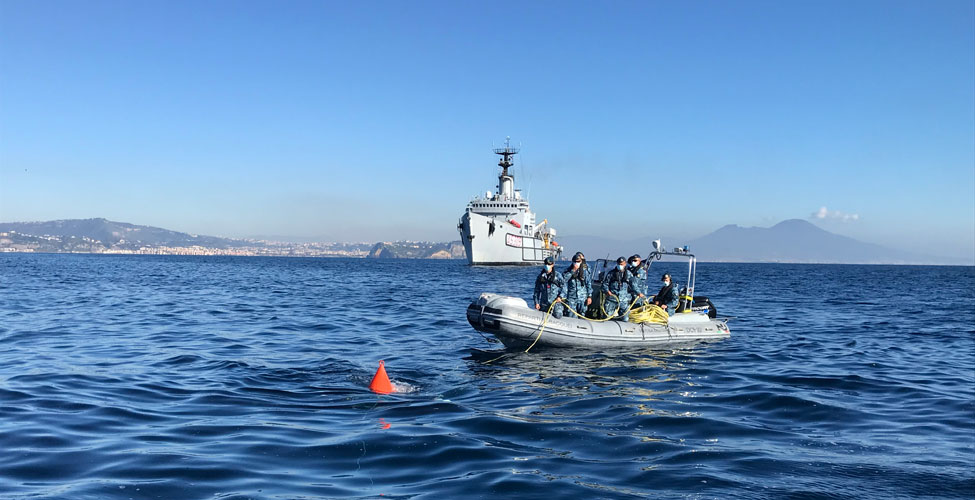 Palombari Comsubin, bonifica ordigni Follonica Capo Miseno