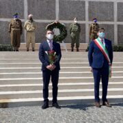 American war cemetery Falciani, rievocazione 25 aprile