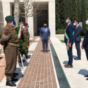 American war cemetery Falciani, rievocazione 25 aprile 2021