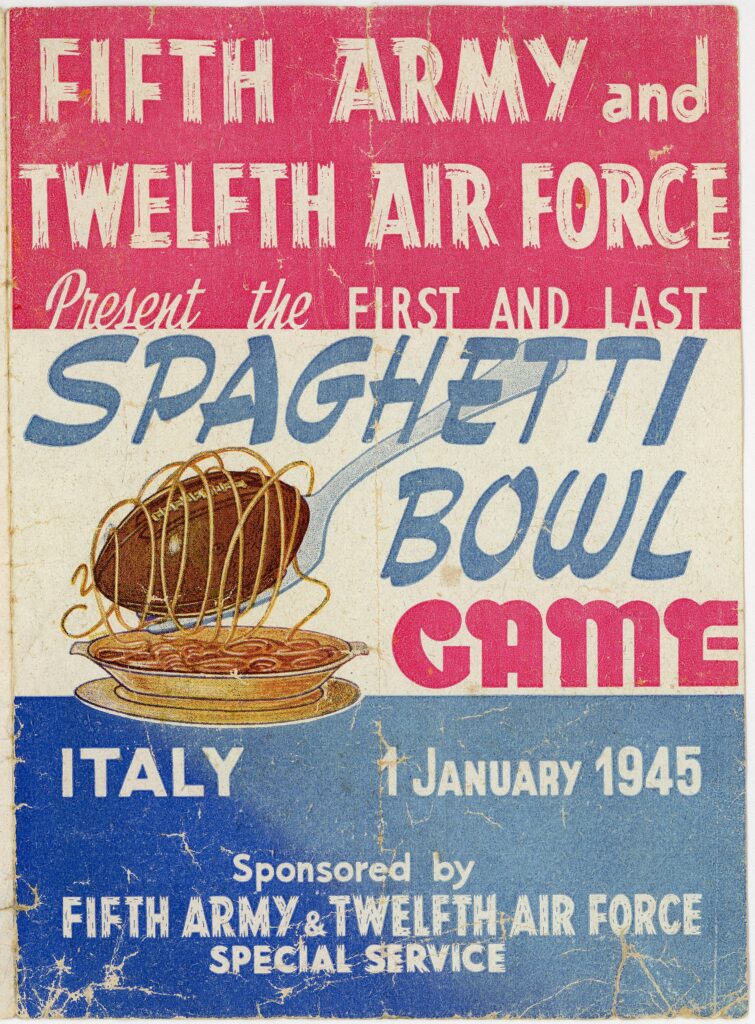 la locandina dello spaghetti bowl