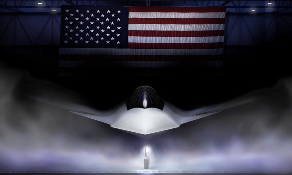 F-47-rendering (Usaf) sesta generazione caccia